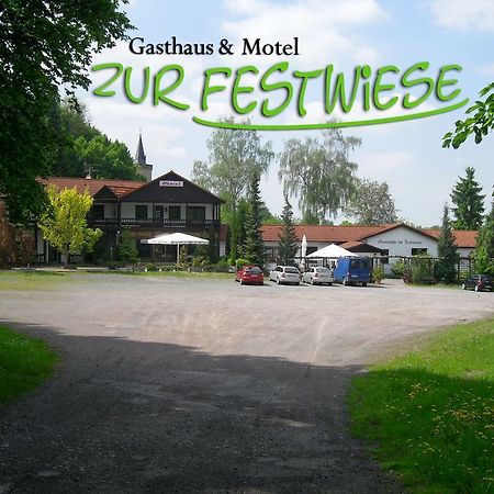 Motel Zur Festwiese Gierstädt Dış mekan fotoğraf